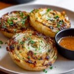 Oven Roasted Garlic Cabbage Steaks Recipe