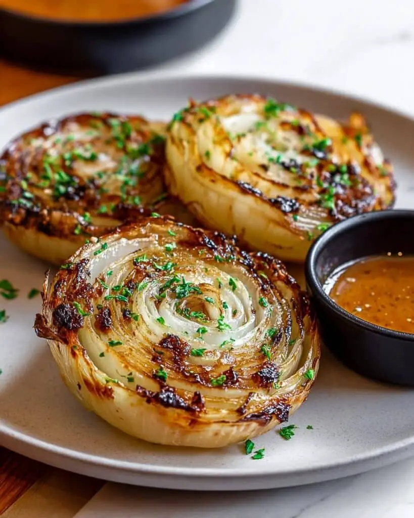 Oven Roasted Garlic Cabbage Steaks Recipe