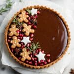 Vegan Gingerbread Chocolate Tart Recipe