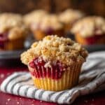 Leftover Cranberry Sauce Coffee Cake Muffins Recipe