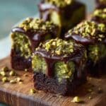 Pistachio Ferrero Rocher Brownies Recipe