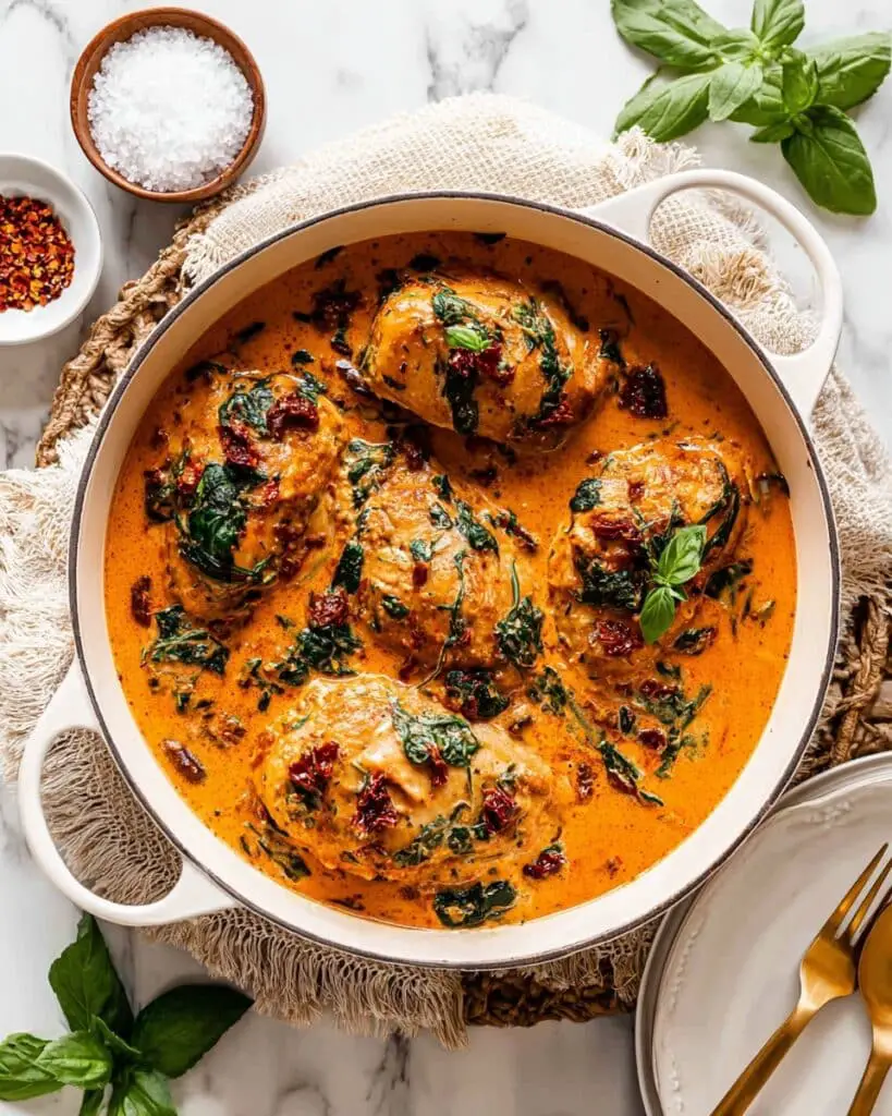 Healthy Marry Me Chicken with Cottage Cheese Recipe