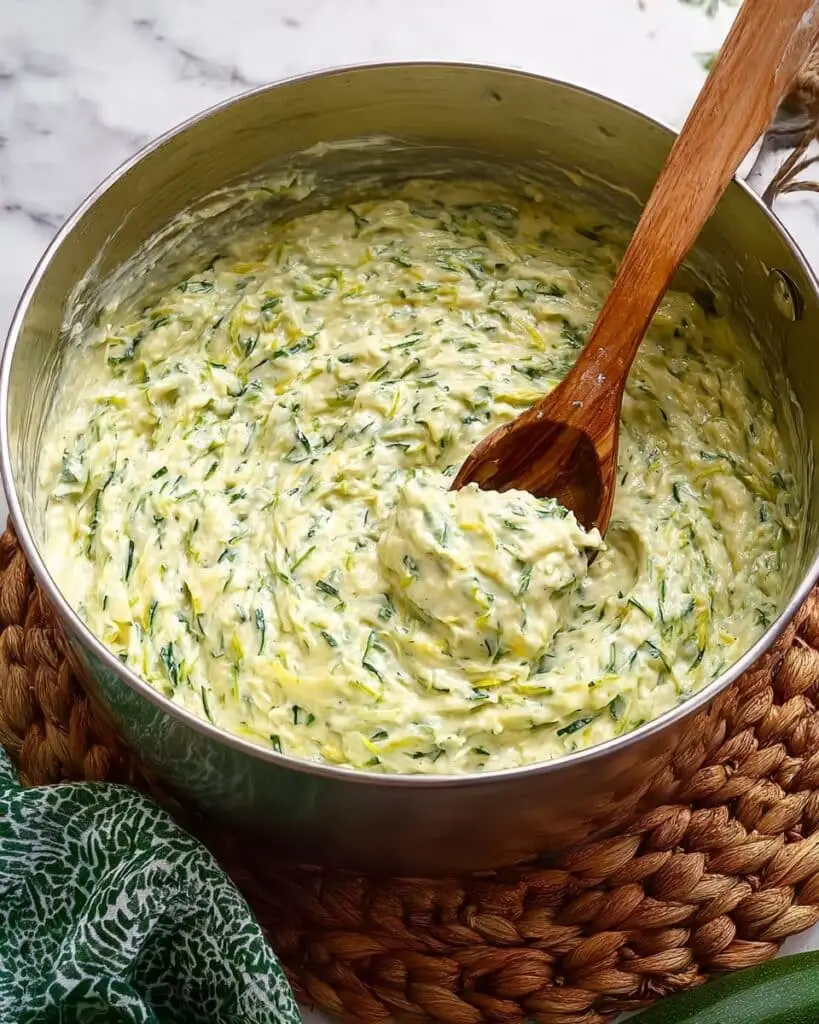 Italian Zucchini Herb Pasta with Cream and Romano Cheese Recipe