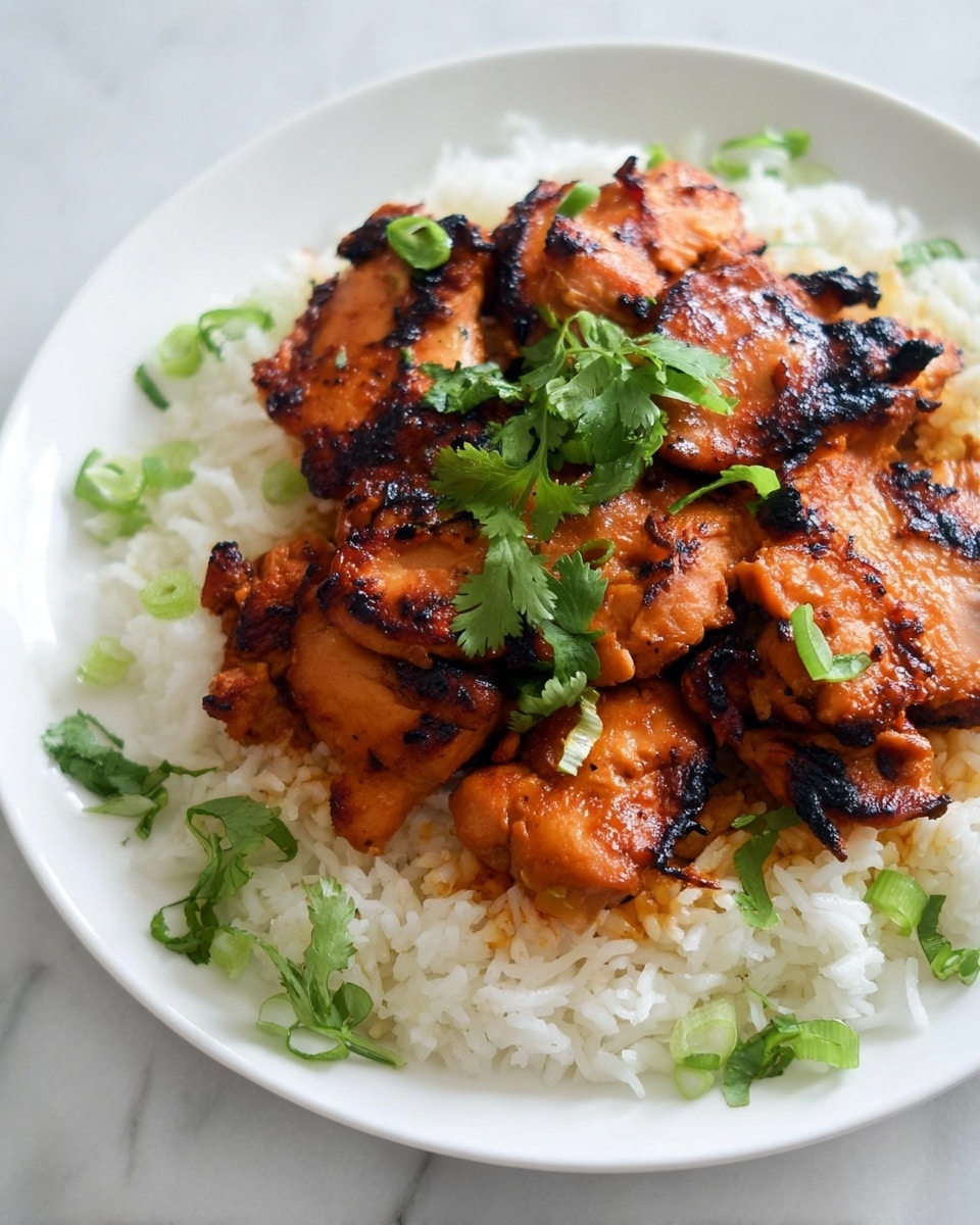 A close-up view shows raw pinkish pieces of meat soaked in a thick, brown marinade inside a clear rectangular container. The meat chunks have white fat marbling and some smooth, shiny surfaces covered in marinade, giving a wet look. The marinade has small visible bits, adding texture, filling the gaps between the uneven meat pieces layered loosely with no clear order. The container is placed on a white marbled surface. photo taken with an iphone --ar 4:5 --v 7