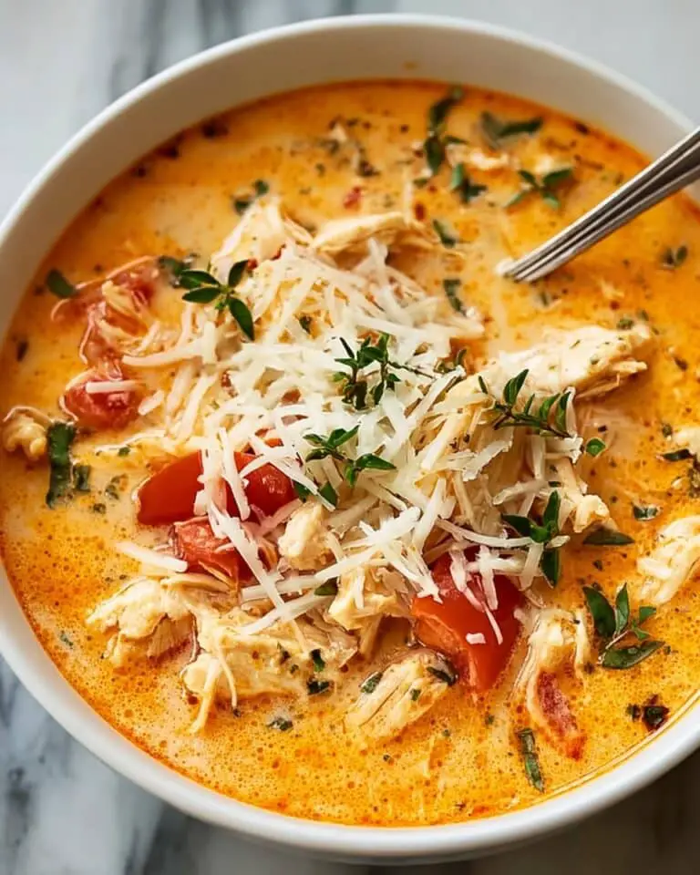 Crock Pot Creamy Chicken Parmesan Soup Recipe