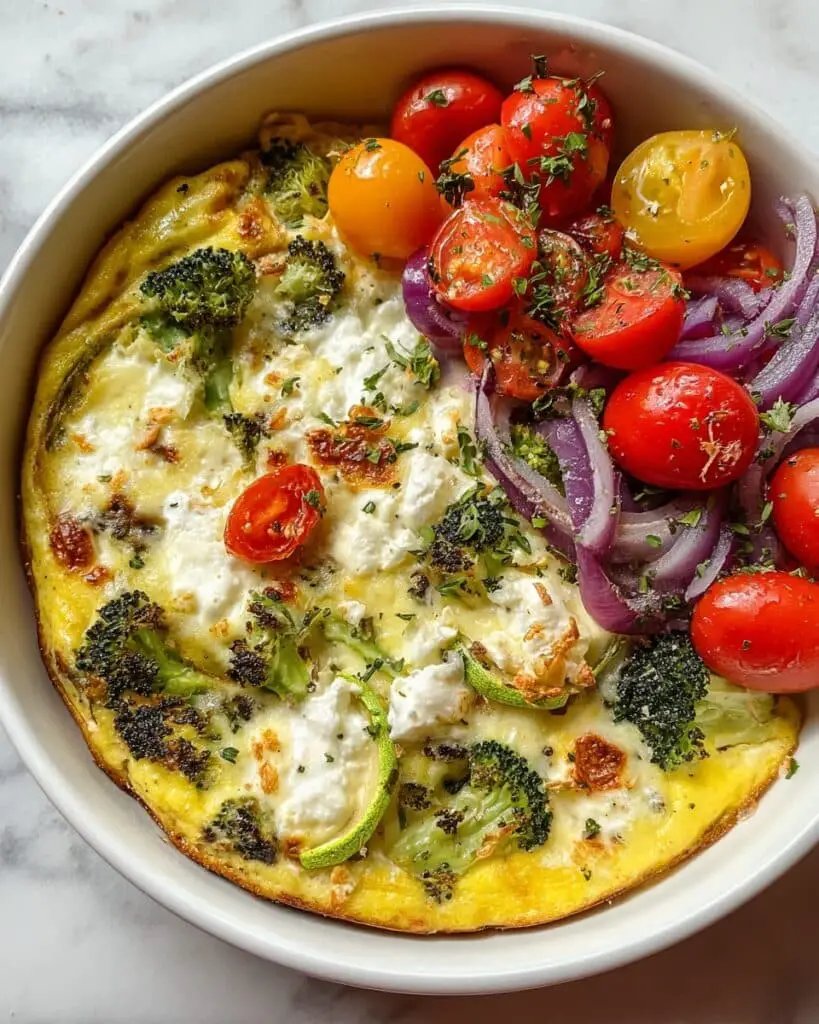 High-Protein Veggie Bake with Cottage Cheese Recipe