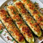 Baked Parmesan-Herb Zucchini Recipe