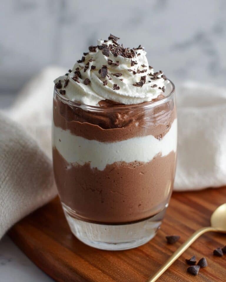 High Protein Cottage Cheese Chocolate Mousse (4 Ingredients) Recipe