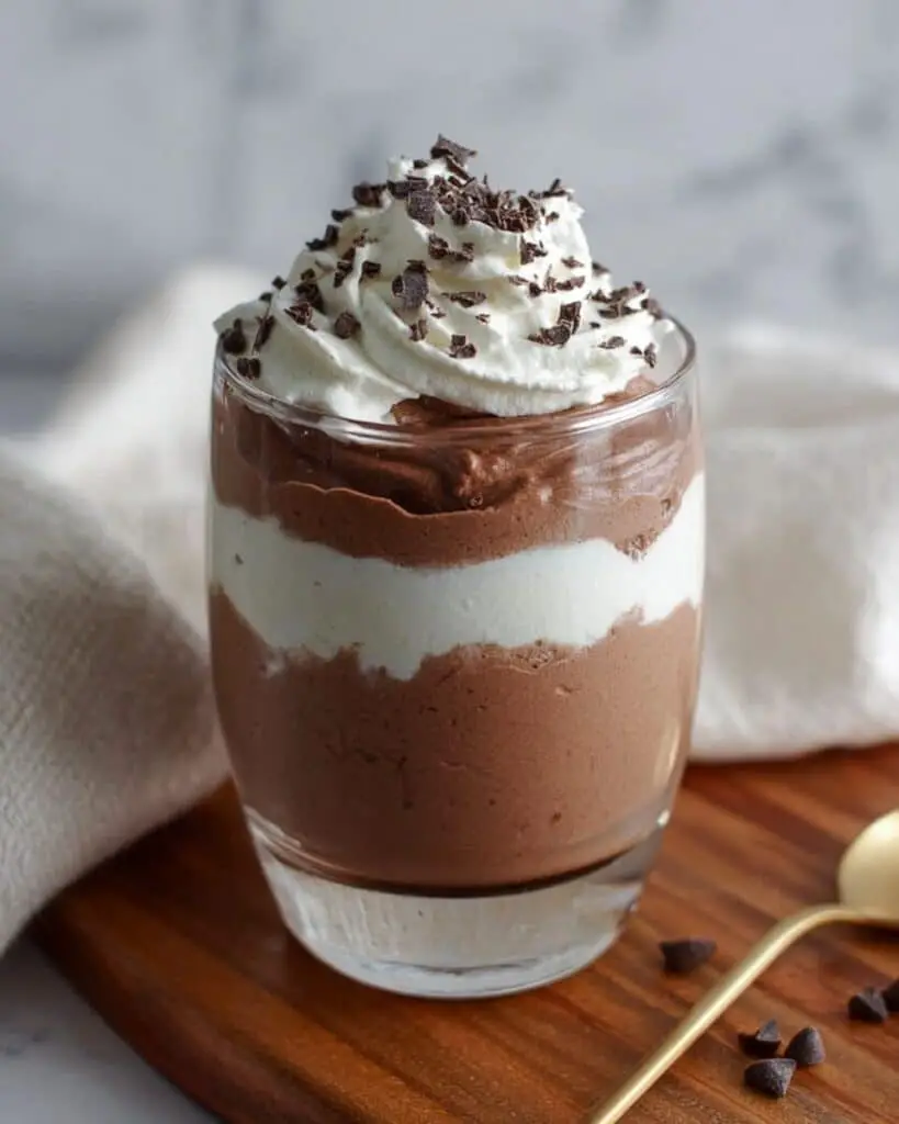 High Protein Cottage Cheese Chocolate Mousse (4 Ingredients) Recipe