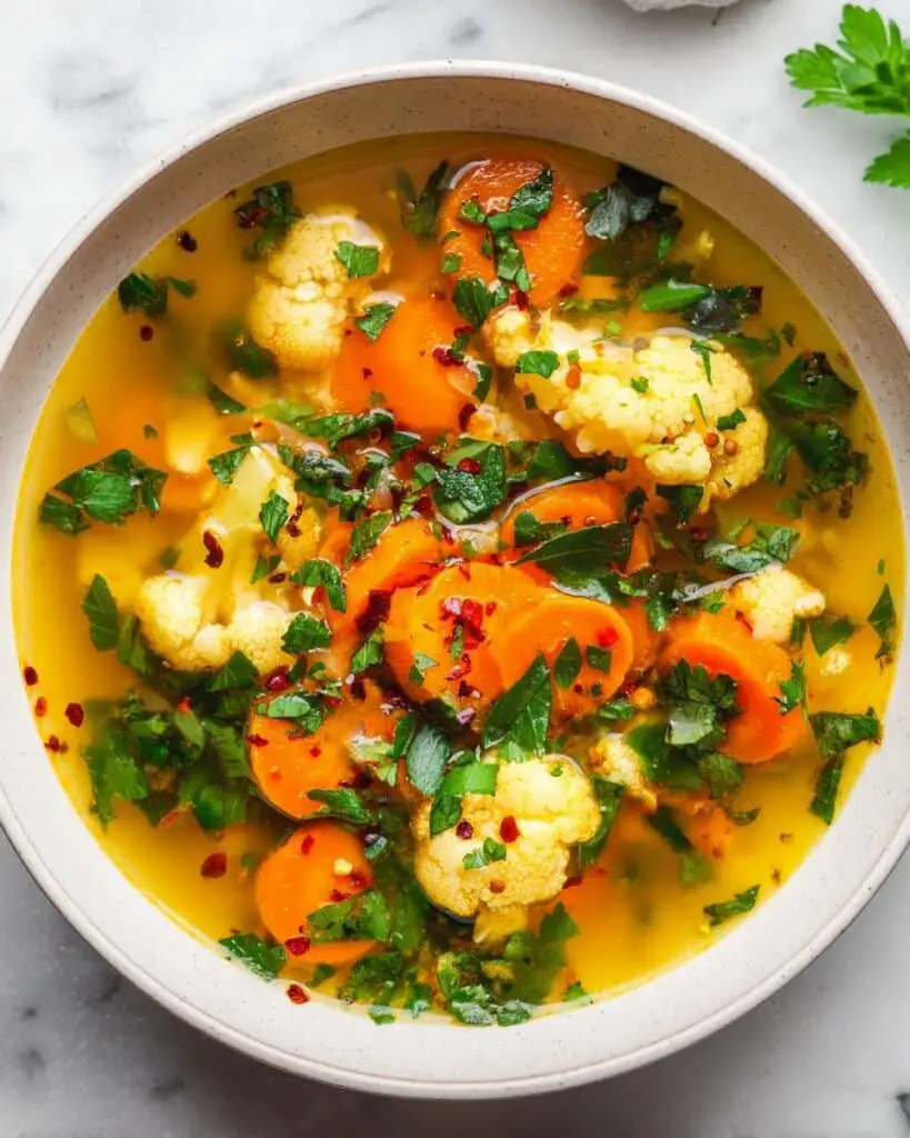 Anti-Inflammatory Vegetable Soup with Turmeric Recipe
