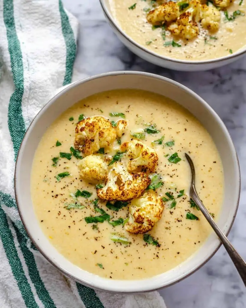 Easy Instant Pot Cauliflower Soup (Healthy & Vegan) Recipe