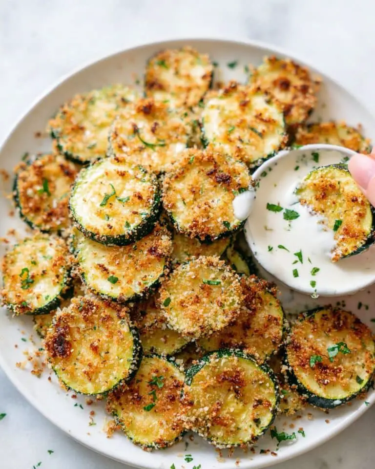 Crispy Baked Zucchini Chips Recipe