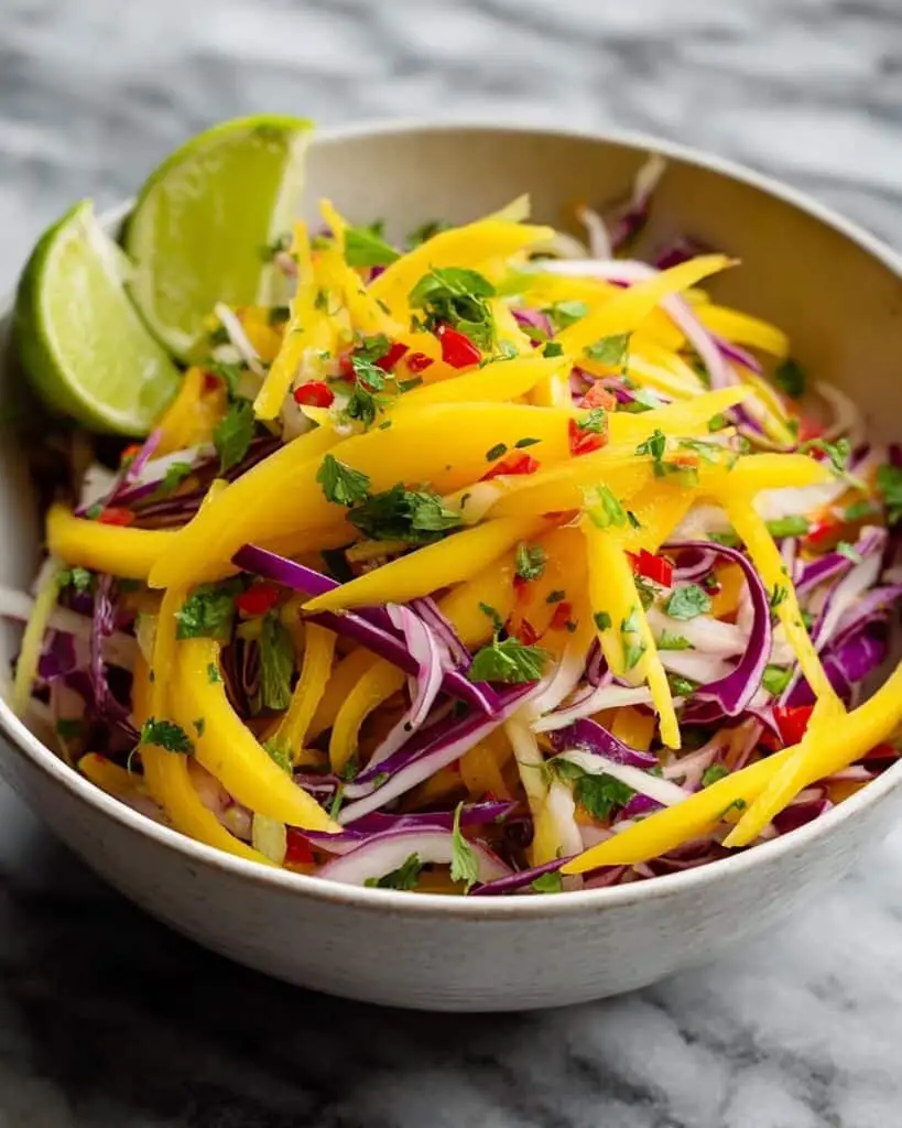 Quick And Easy Mango Slaw: A Fresh Weeknight Favorite Recipe