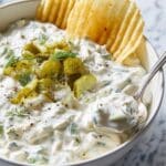 Dairy-Free Dill Pickle Cashew Dip Recipe