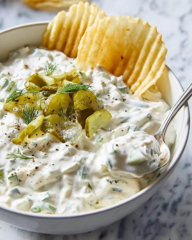 Dairy-Free Dill Pickle Cashew Dip Recipe