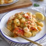 Lobster Gnocchi with Tomato Cream Sauce Recipe