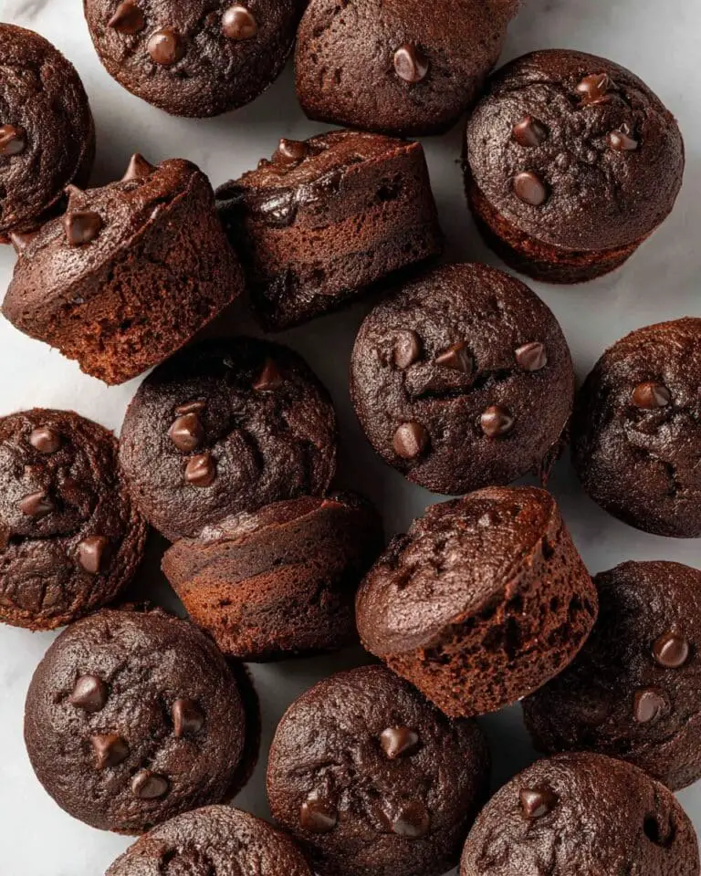 Healthy Chocolate Mini Muffins Recipe