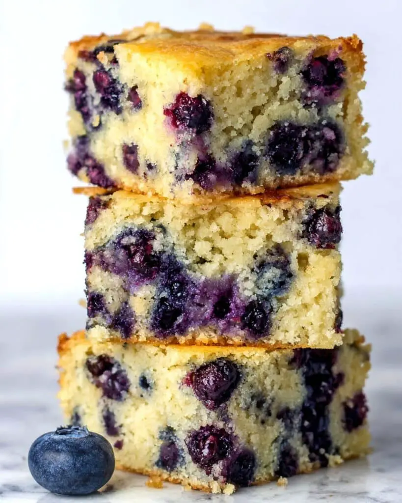 Healthy Yogurt Oat Blueberry Breakfast Cake Recipe