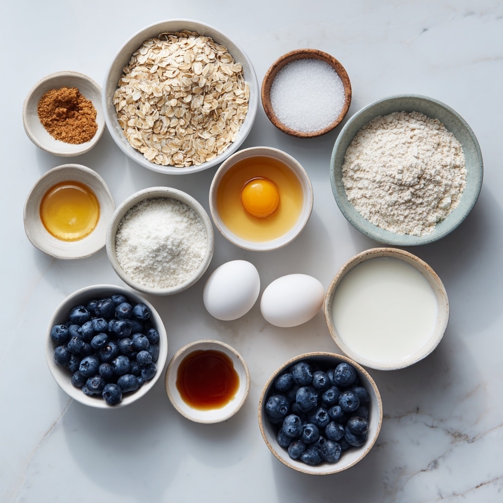 Healthy Yogurt Oat Blueberry Breakfast Cake Recipe - Recipe Image