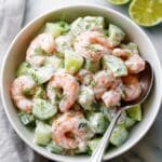 Fresh and Zesty Cucumber Shrimp Salad Recipe