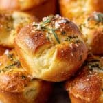 Easy Garlic Rosemary Focaccia Muffins Recipe