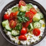 Tomato & Cucumber Cottage Cheese Delight Recipe
