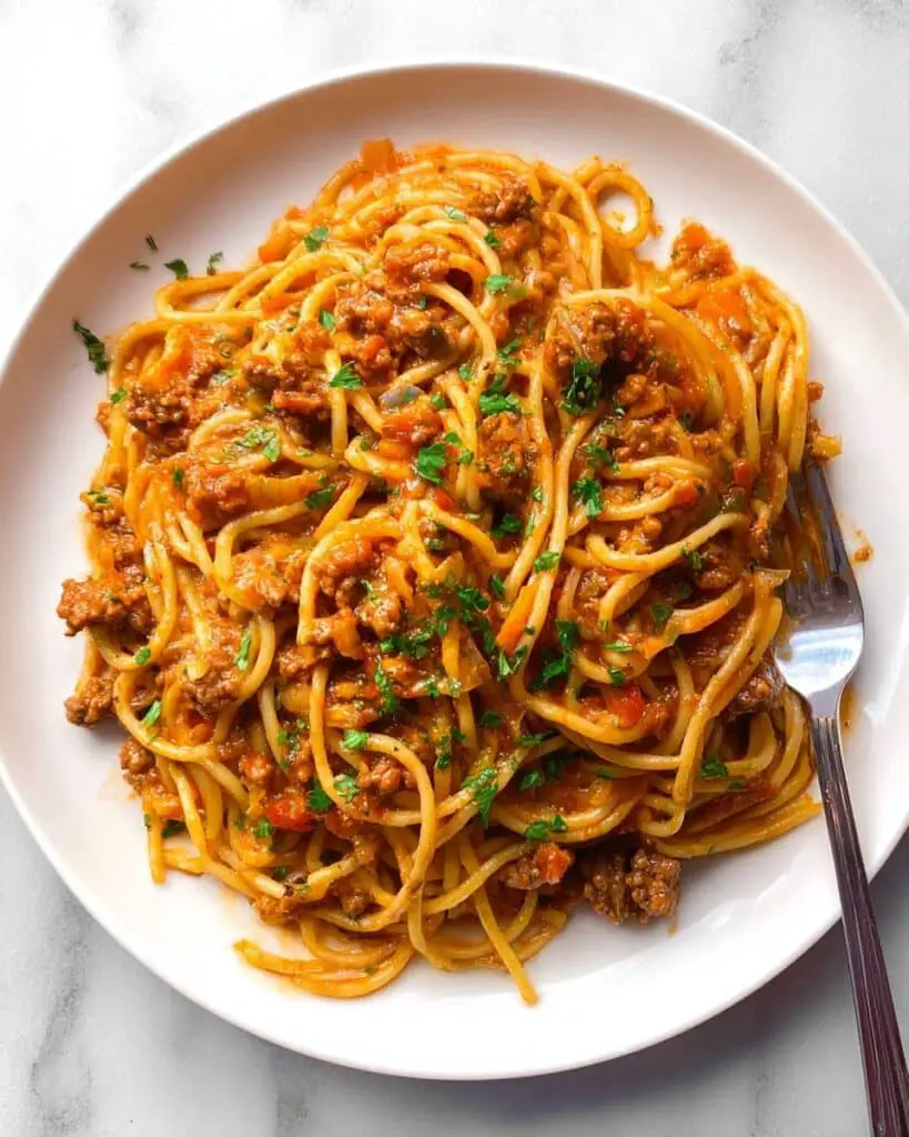 Cheesy Taco Spaghetti Recipe