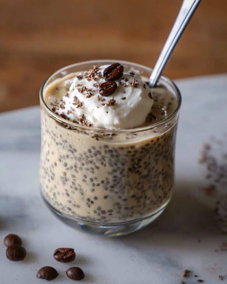 Coffee Chia Protein Pudding Recipe