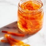 Candied Orange Peel in Syrup Recipe