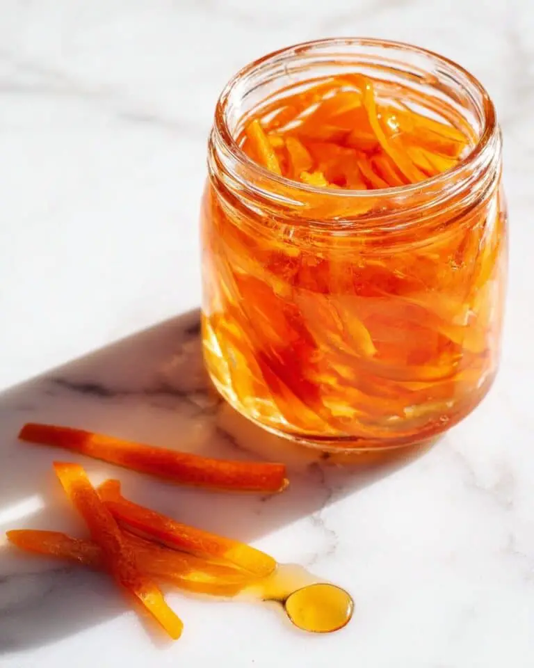 Candied Orange Peel in Syrup Recipe