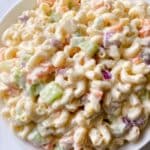 Classic Macaroni Salad with Relish and Veggies Recipe