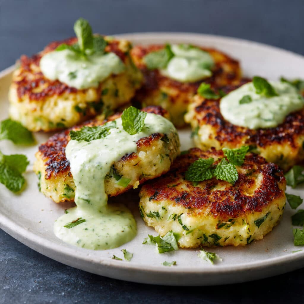 Baked Salmon Meatballs with Tangy Avocado Sauce Recipe