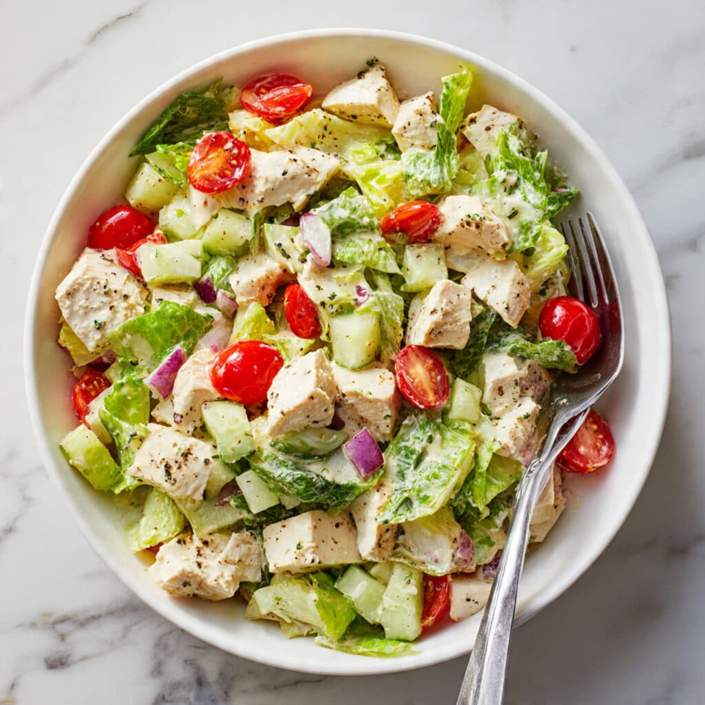 Avocado Ranch Chicken Salad Recipe