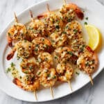 Low-Carb Honey Garlic Shrimp Skewers Recipe