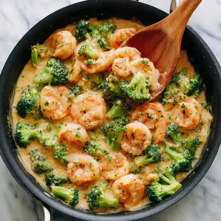 Keto Garlicky Shrimp and Broccoli Recipe