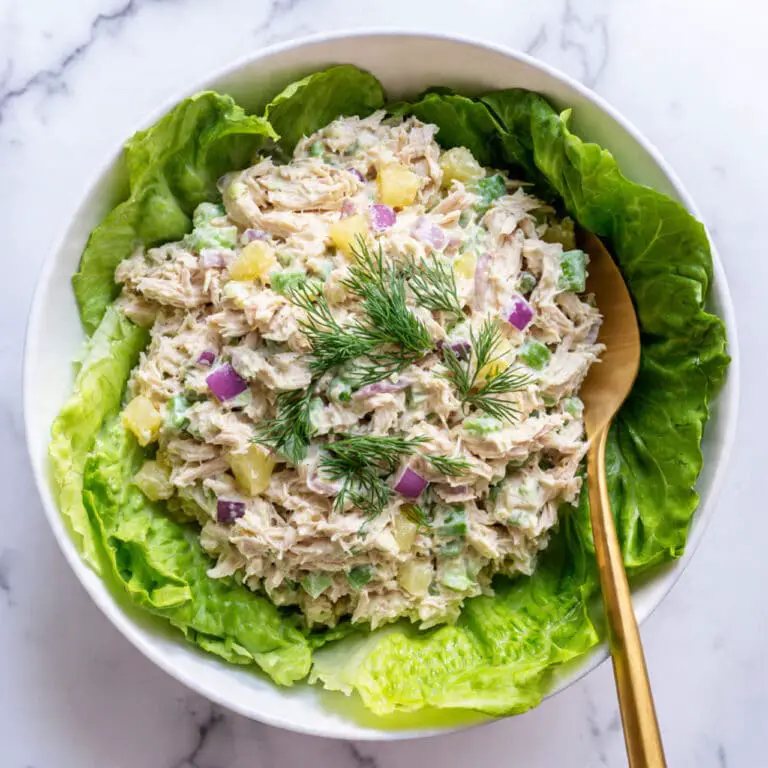 Dill Pickle Canned Chicken Salad (Low Carb!) Recipe