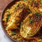 Miso Butter Roasted Cabbage Wedges Recipe