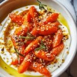Amazing Roasted Carrots with Whipped Ricotta and Hot Honey Recipe