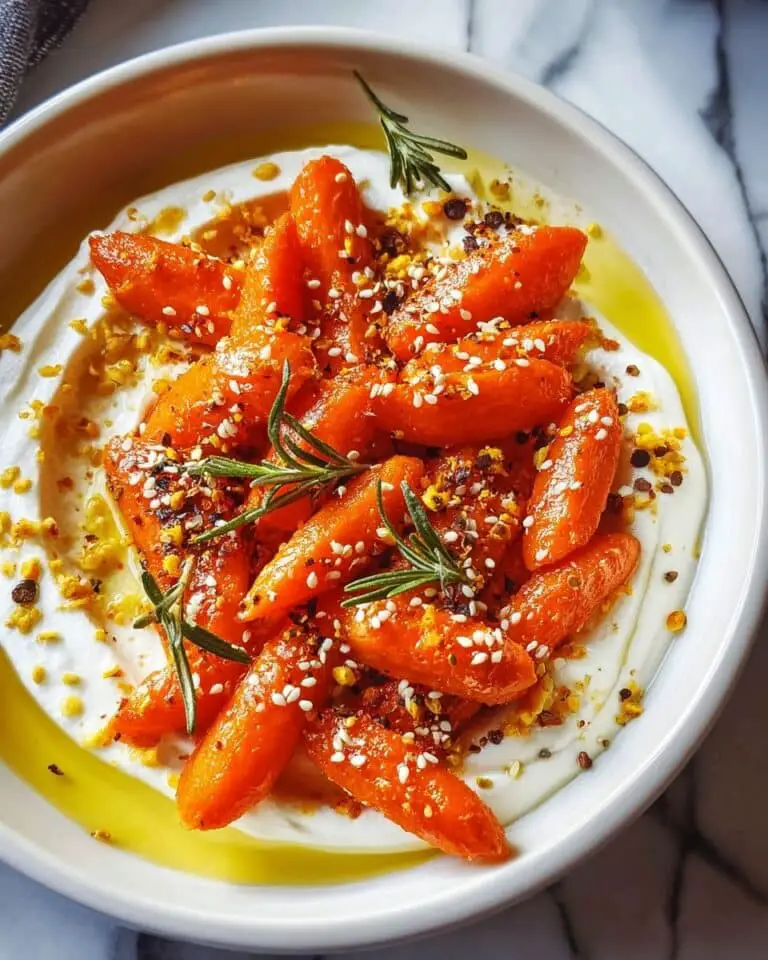 Amazing Roasted Carrots with Whipped Ricotta and Hot Honey Recipe