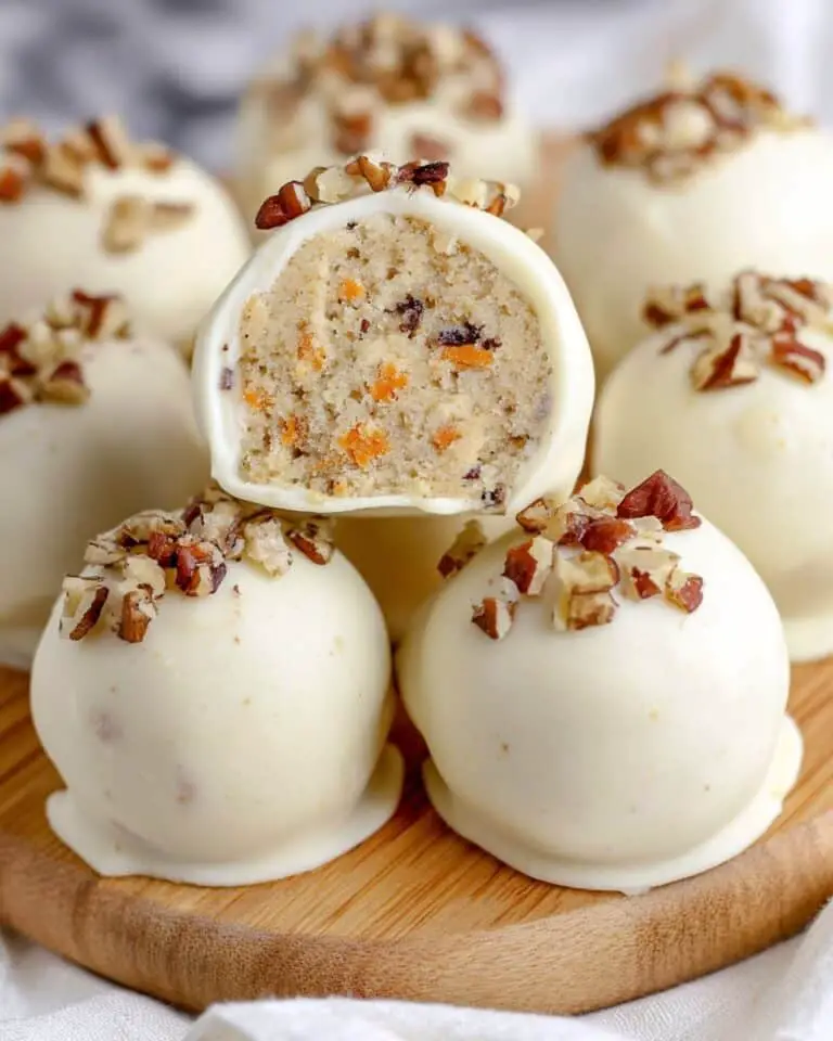 Carrot Cake Ball Truffles Recipe