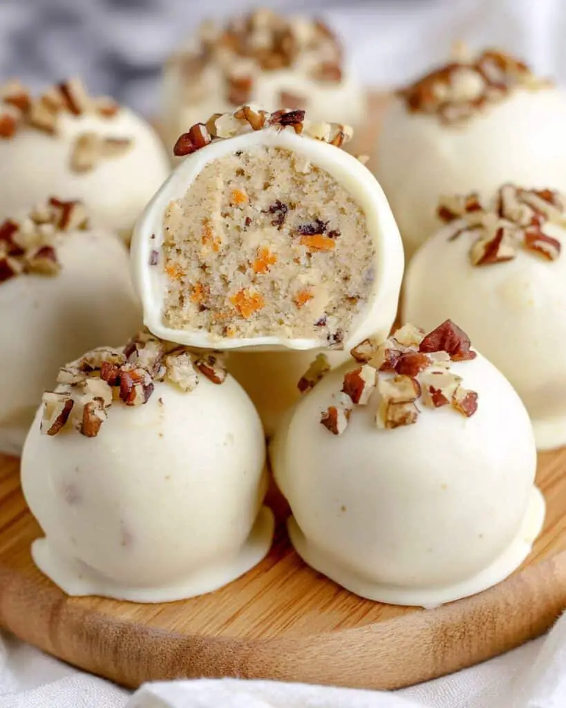 Carrot Cake Ball Truffles Recipe