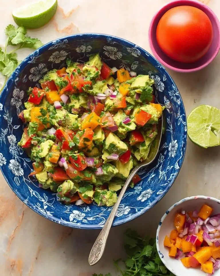 Fresh Avocado Salad with Lime and Cilantro Recipe