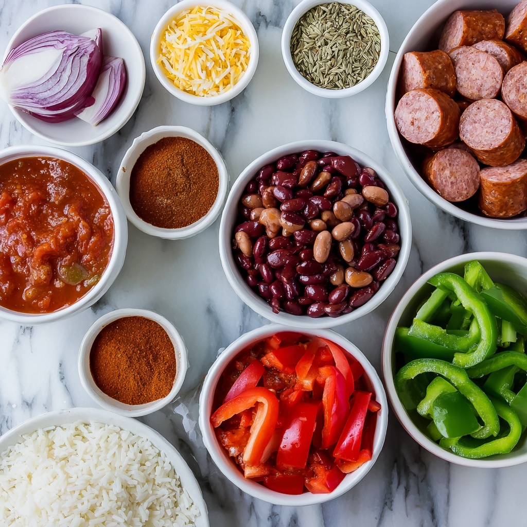 Flavorful Jailhouse Rice: An Easy One-Pot Smoked Sausage and Bean Rice Dish Recipe - Recipe Image