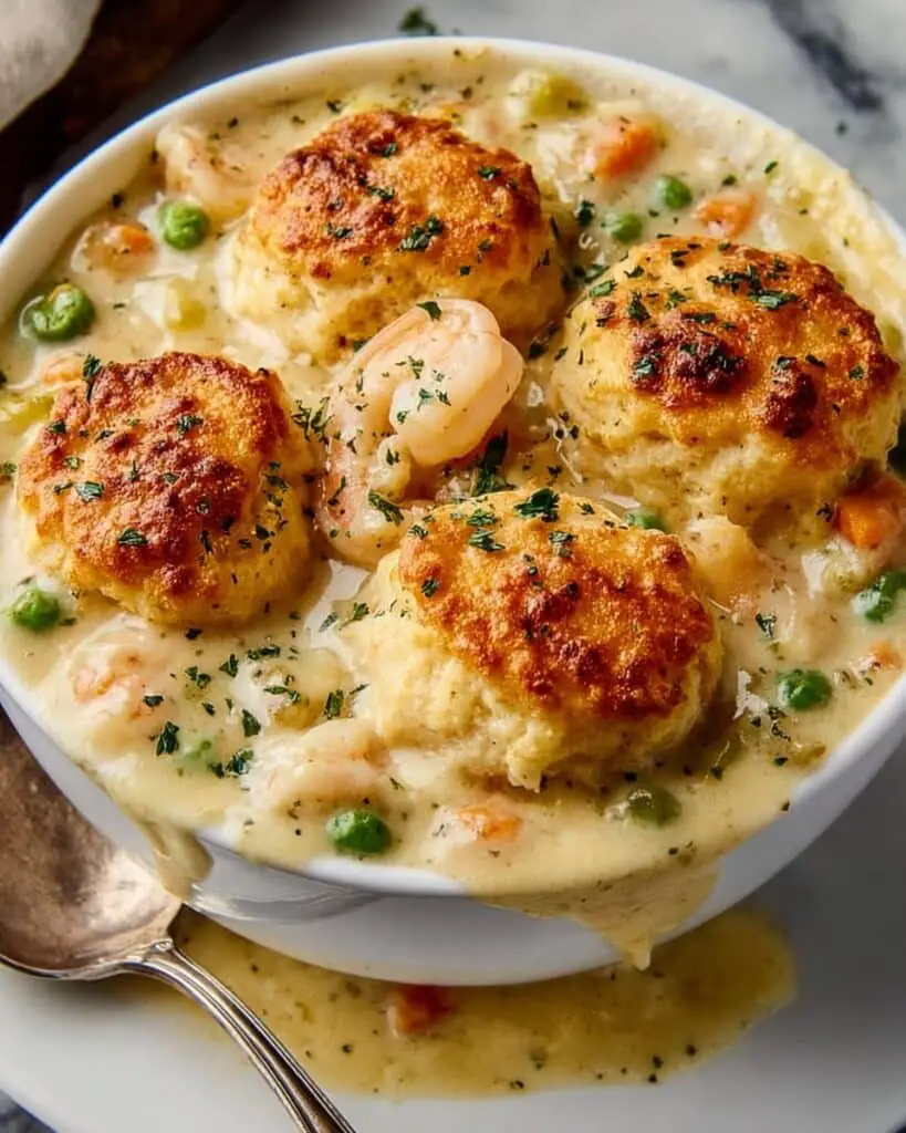 Cheddar Bay Biscuit Seafood Pot Pie Recipe