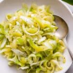 Buttered Sautéed Leeks Recipe