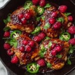 Sweet and Spicy Jalapeno Raspberry Chicken in Just 25 Minutes Recipe