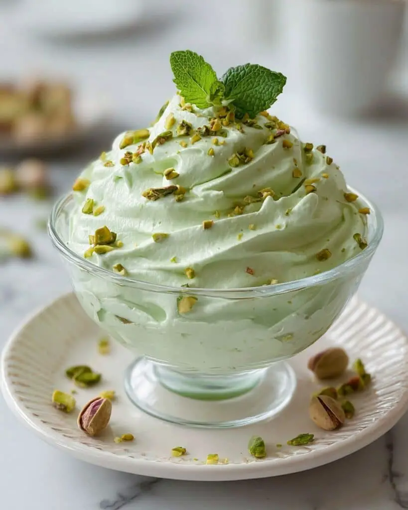 Creamy Pistachio Fluff: A No-Bake Delight Recipe