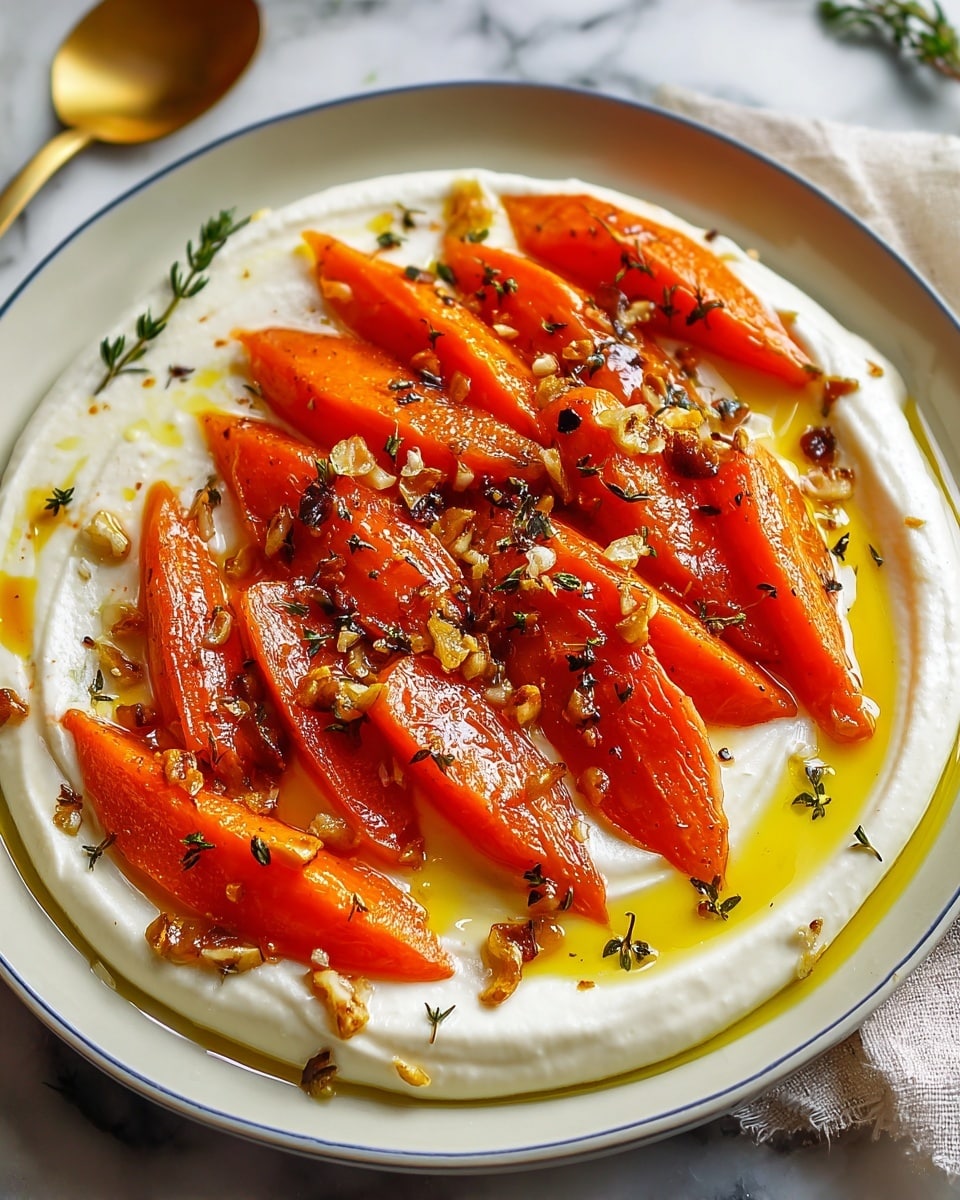 Amazing Roasted Carrots with Whipped Ricotta and Hot Honey Recipe - Recipe Image