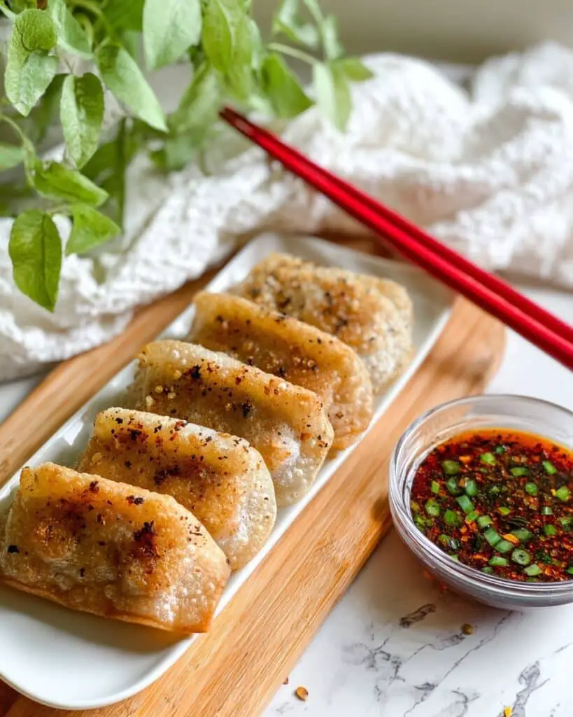 Crispy Rice Paper Dumplings with Veggie and Tofu Filling Recipe