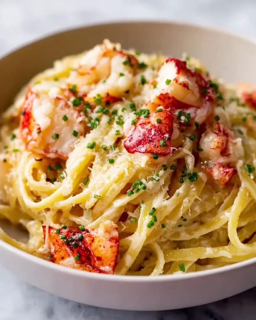 Creamy Lobster Tail Pasta Recipe